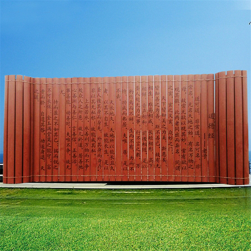 竹简雕塑书简雕塑加工厂家