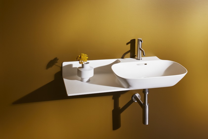 劳芬台盆半嵌入式洗面盆瑞士laufen陶瓷台盆ino系列