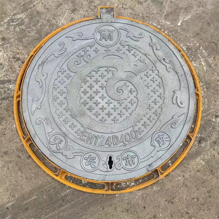 玛钢厂轻型球墨井盖球墨铸铁圆形六防井盖重型防沉降市政道路井盖