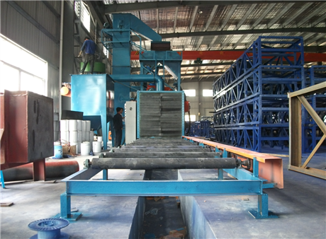 大型钢结构抛丸除锈设备 抛丸机生产厂家安蓝地 各型号抛丸机