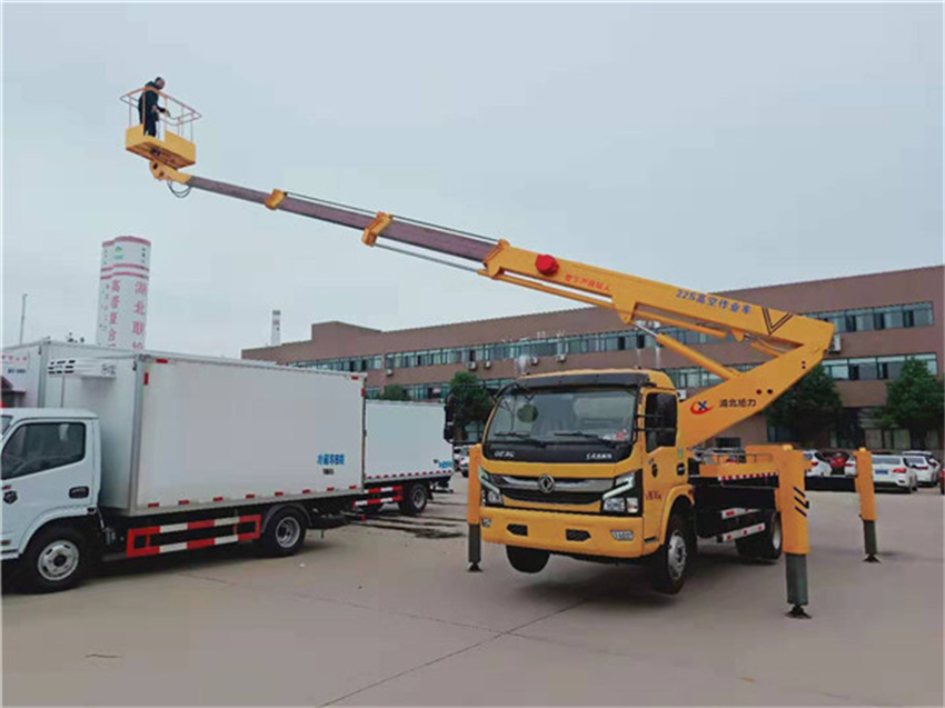 旭力东风22直臂高空作业车k型支腿稳定性好售后服务良好
