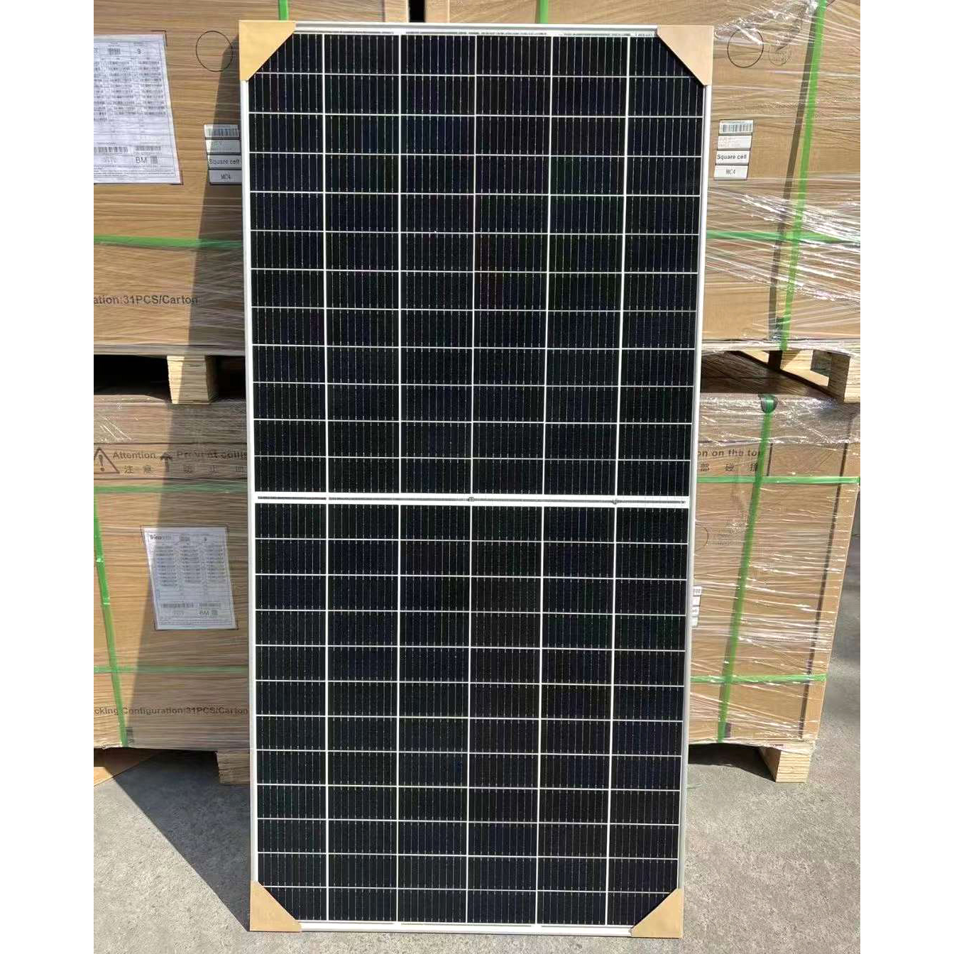 天合Q1单晶405瓦太阳能发电板 光伏发电组件 30年质保 并网资料齐全