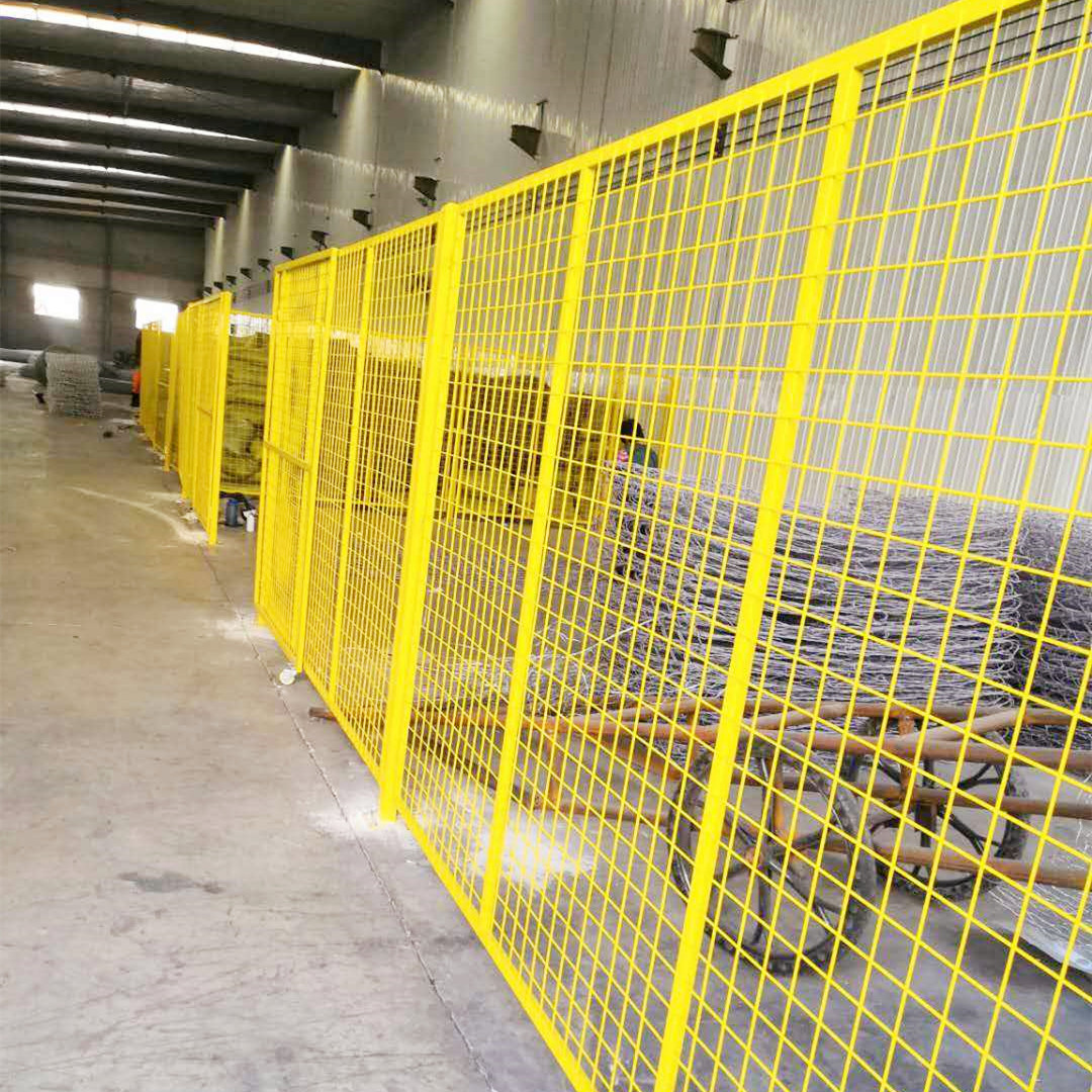 安全货架防护栏云仓货品分离围栏