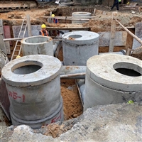 柳州钢筋混凝土检查井 水泥预制沉泥井 成品钢筋混凝土井 水泥井座 闸阀井厂家