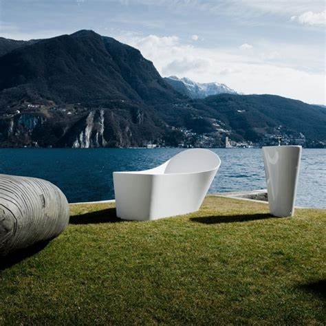 劳芬laufen人造石表面独立浴缸palomba collection系列