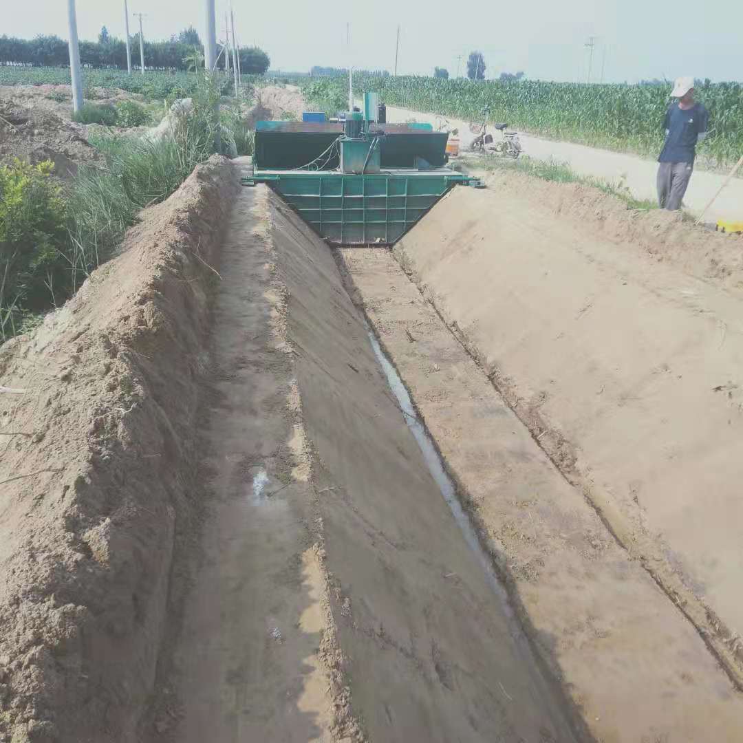 边沟成型设备矩型水渠衬砌机灌溉水渠滑模机施工速度快