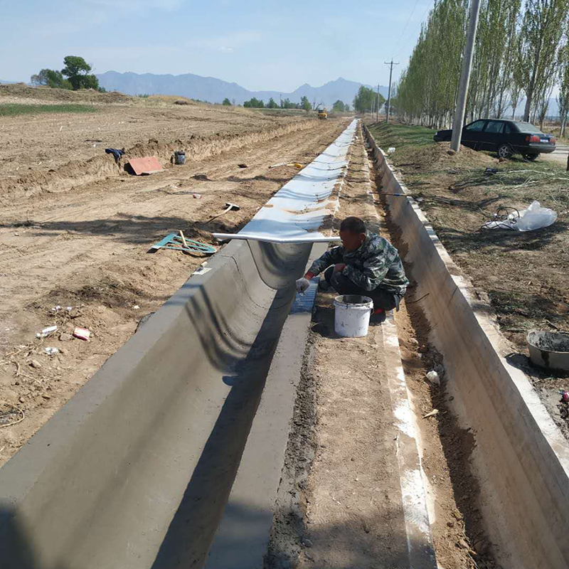 农田灌溉渠道成型一次性渠道成型机路肩墙成型机表面光滑
