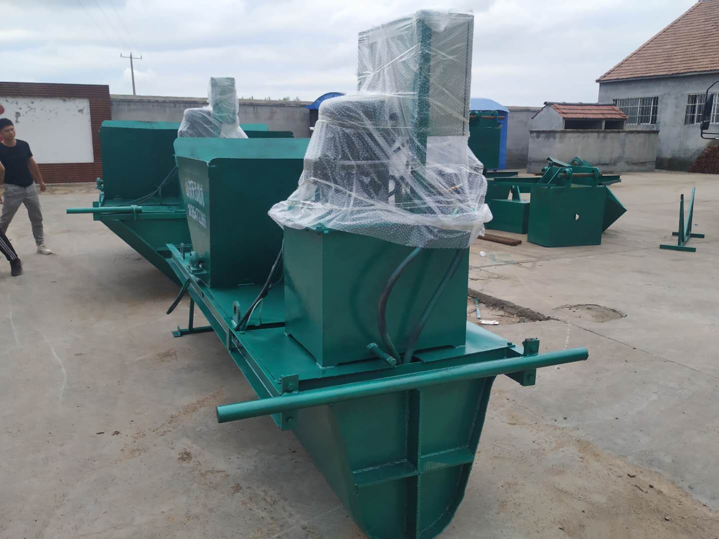 全自动电缆沟成型机水渠机水沟成型机全自动施工速度快