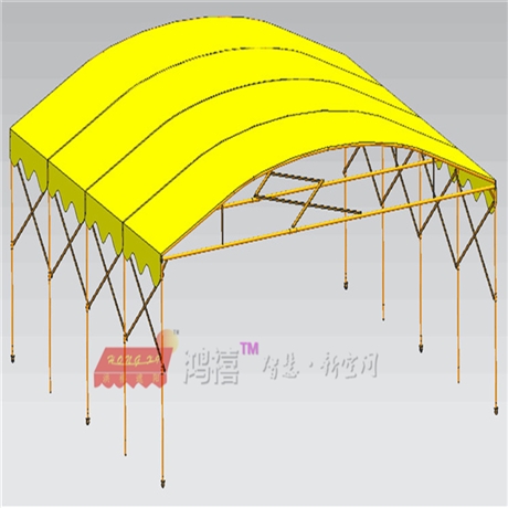 昆山伸縮大棚遮陽篷價(jià)格 移動(dòng)式移動(dòng)雨棚 鴻禧推拉遮雨棚房搭建
