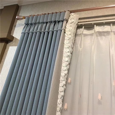 萬泉河窗簾定做 萬城華府窗簾定做 超靜音窗簾軌道安裝
