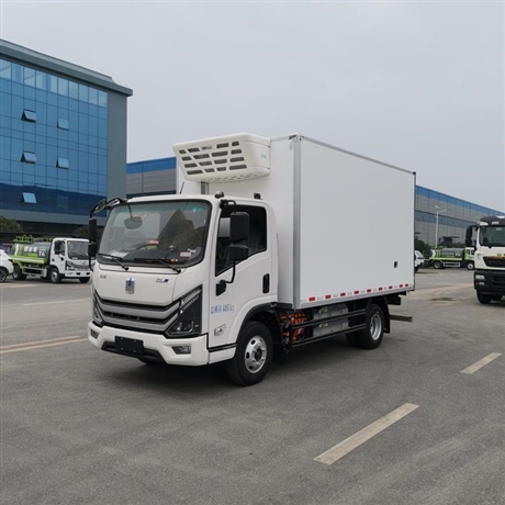 4.2米電動(dòng)冷藏車，吉利增程式綠通冷藏冷鏈車