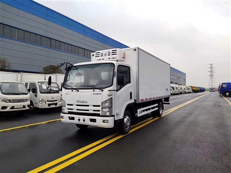 五十铃KV600冷藏车，五米箱式冷冻冷链运输车
