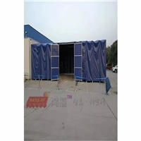 工业伸缩雨篷大型仓储 可移动式雨棚 临时推拉式雨蓬厂家