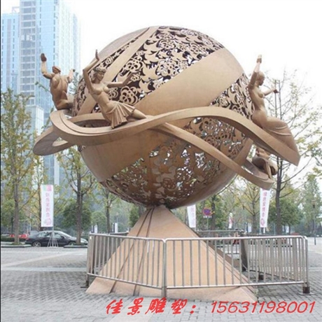 不銹鋼球雕塑 廣場(chǎng)不銹鋼雕塑
