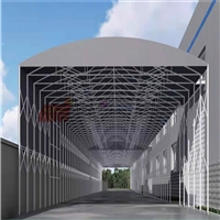 移动遮阳蓬油布大棚搭建 推拉活动大型帐棚安装 昆山可伸缩雨棚
