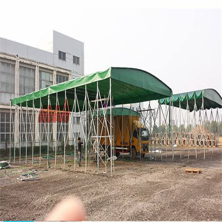 昆山陆家活动雨棚报价油布电动雨蓬安装订做陆家伸缩篷房搭建