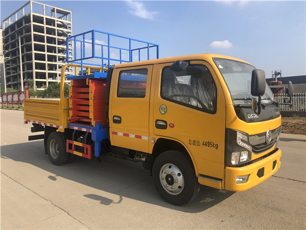 東風10米剪叉式升降平臺高空作業車市政維護升降車強勁質優現車供應