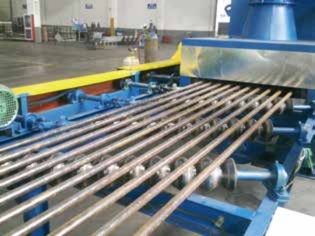 型材抛丸机 圆钢除锈清理机 山东抛丸机品牌 安蓝地抛丸机厂家