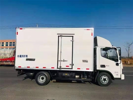4米2藍(lán)牌冷藏車，國(guó)六福田歐馬可S1冷藏冷凍保溫車