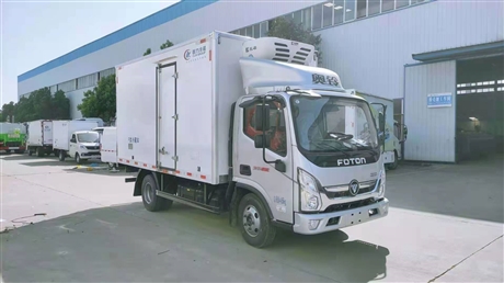 国六4米2冷藏车，福田奥铃速运冷藏保鲜车