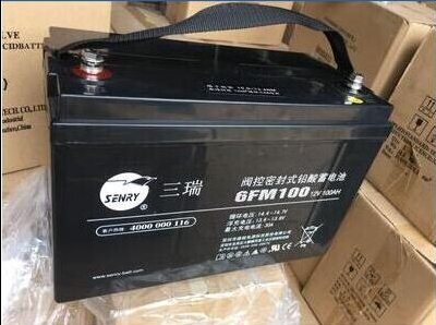 SENRY三瑞蓄電池6FM100X/12V100AH鉛酸免維護閥控密封式電源