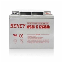 SEHEY西力蓄电池NPG38-12 12V38AH太阳能 UPS EPS电源配套