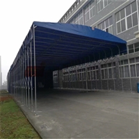 余姚收缩雨棚搭建 大型电动推拉雨篷 附近移动雨棚遮阳蓬搭建
