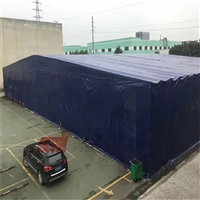 大型自动伸缩遮雨篷 定做推拉蓬房钢架 宁海县越溪移动活动雨棚