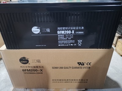 VISION三瑞蓄電池6FM200/2V200AH直流屏免維護(hù)UPS/EPS電源用