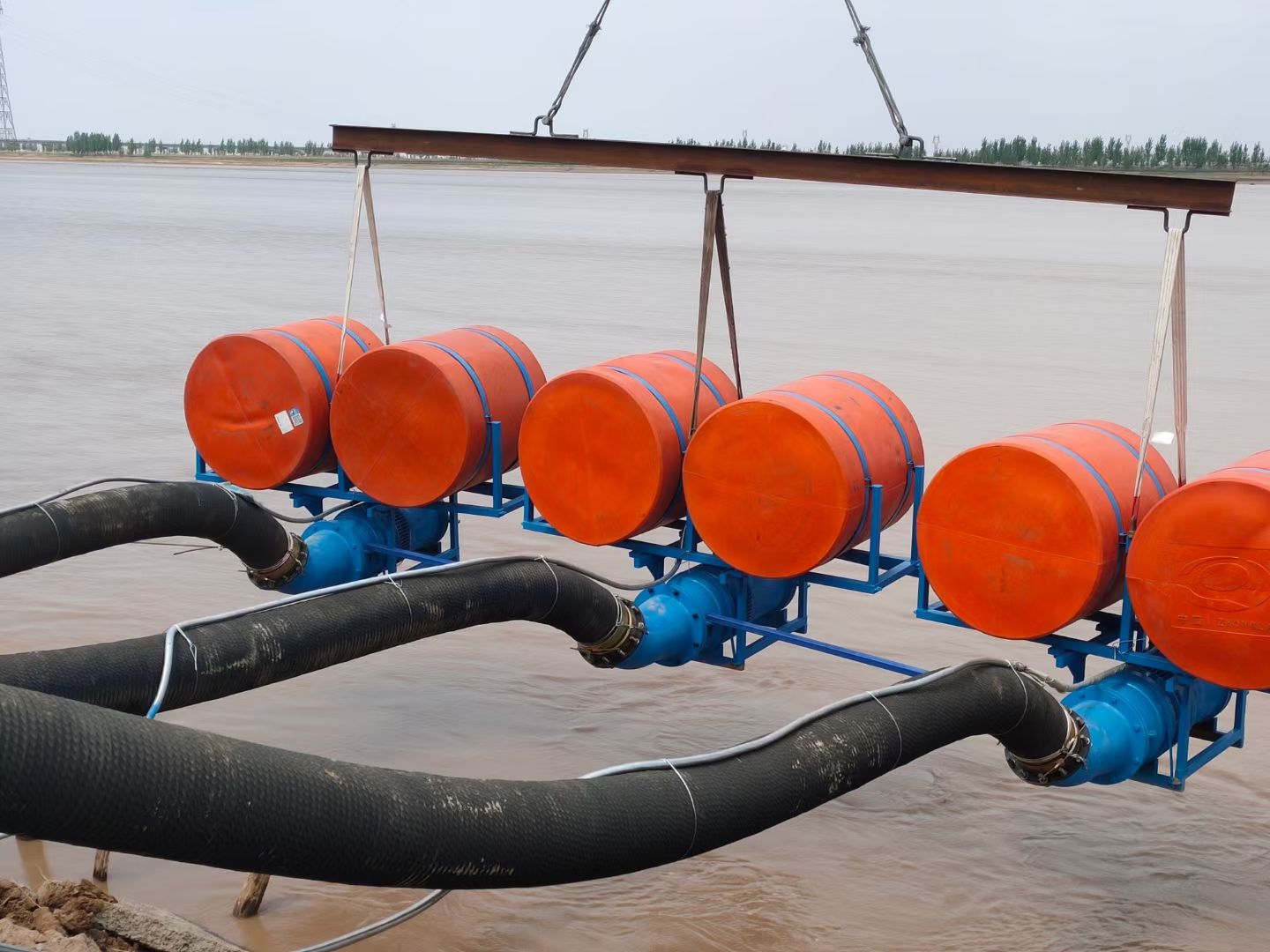 雨季汛期排水泵 排涝泵站潜水轴流泵主要由中吸式轴流泵 卧式固定支架