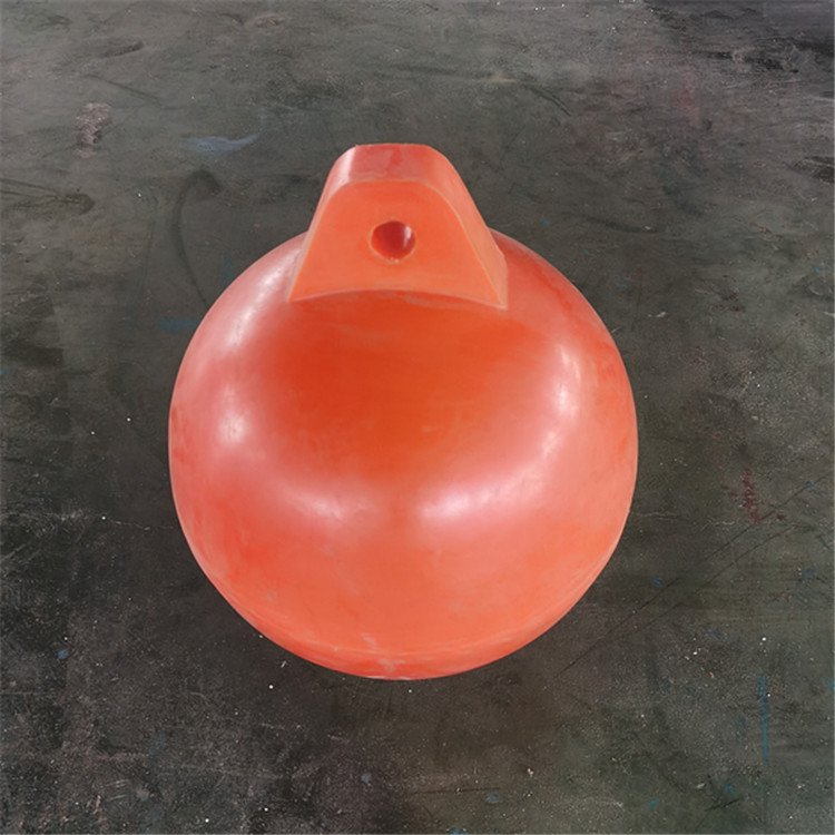 海上警示浮体双耳球形直径800mm塑料警示浮球