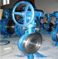 涡轮硬密封对夹式蝶阀 手动三偏心D373H/Y DN100 DN150
