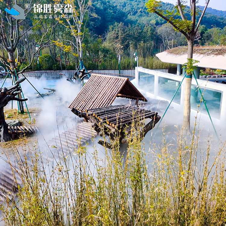 宜昌景观造雾荆州水雾造景人造大雾水景
