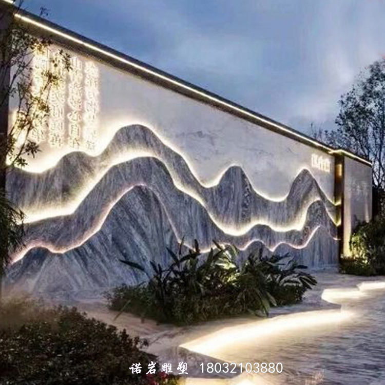 盖州市中式庭院玄关影壁墙图片价格