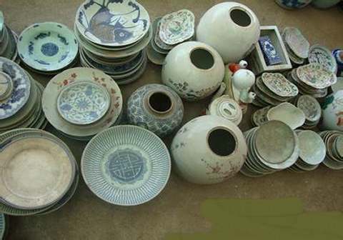  杭州可以收购老瓷器 清朝九子盆 糖缸收购 欢迎电话