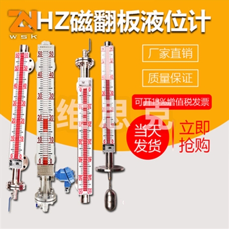 UHZ-10C00N高温磁致伸缩液位计内衬PTFE材质密度0.46g