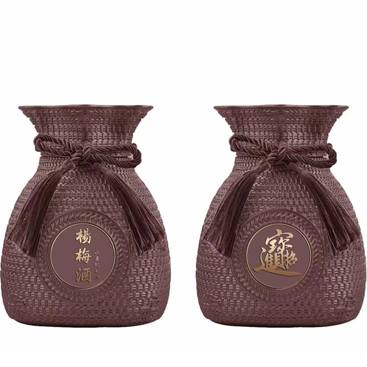 钱袋酒瓶酒瓶包装设计郓城玻璃厂家