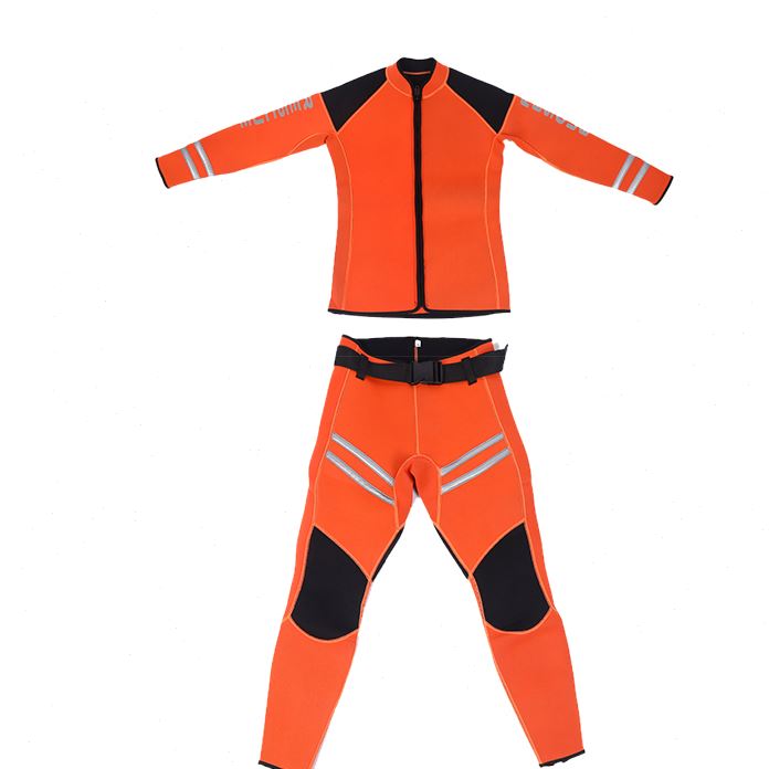 湿式水域救援服湿式密封型保暖潜水救援装备分体式湿式救援服防护服