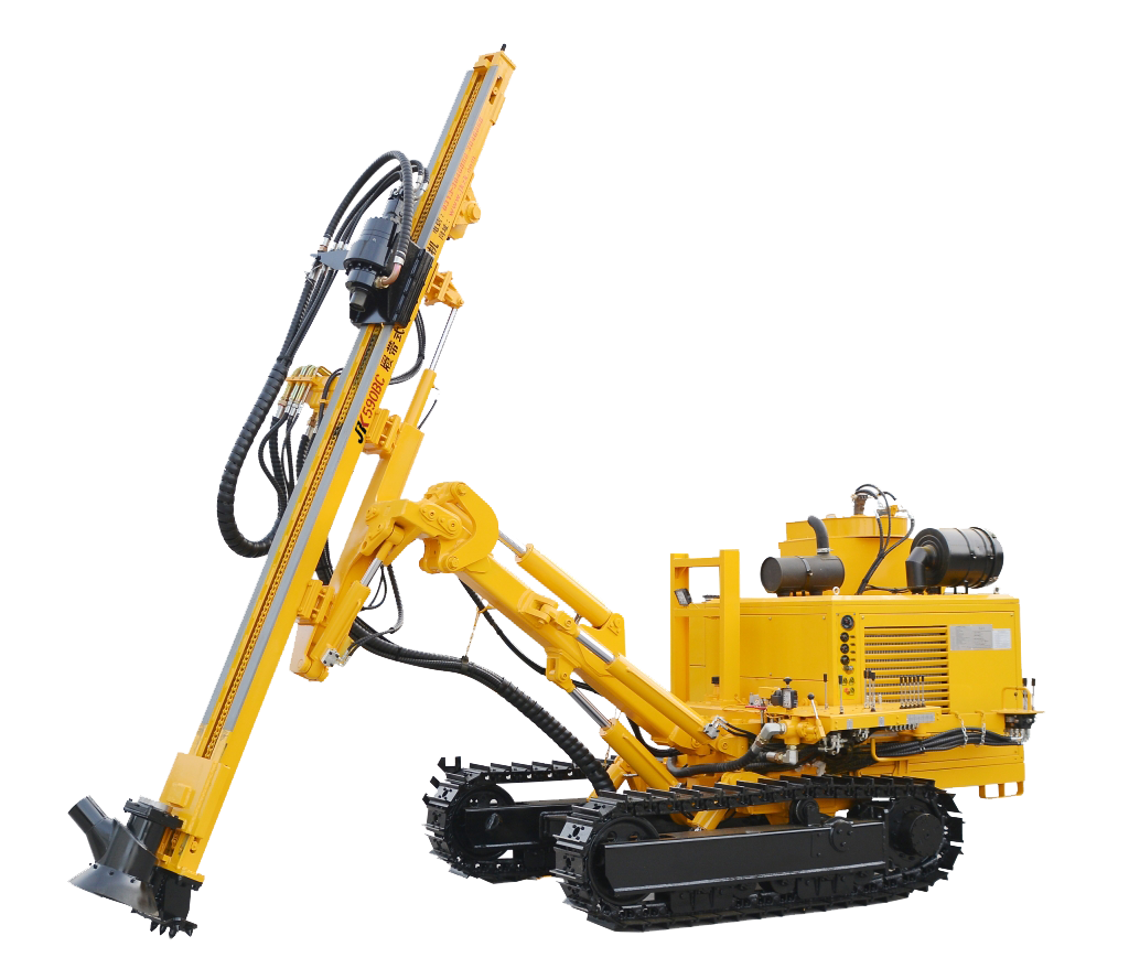 履带式潜孔钻车冲击式潜孔钻机电气联动隧道钻孔
