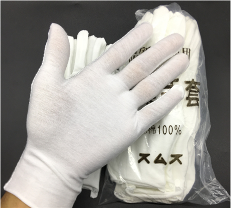 作业棉手套 工作纯棉手套 劳保作业礼仪活动 一次性纯棉白色质检手套