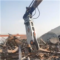 山东潍液 废钢剪切机 废弃厂房拆除 拆梁钢设备