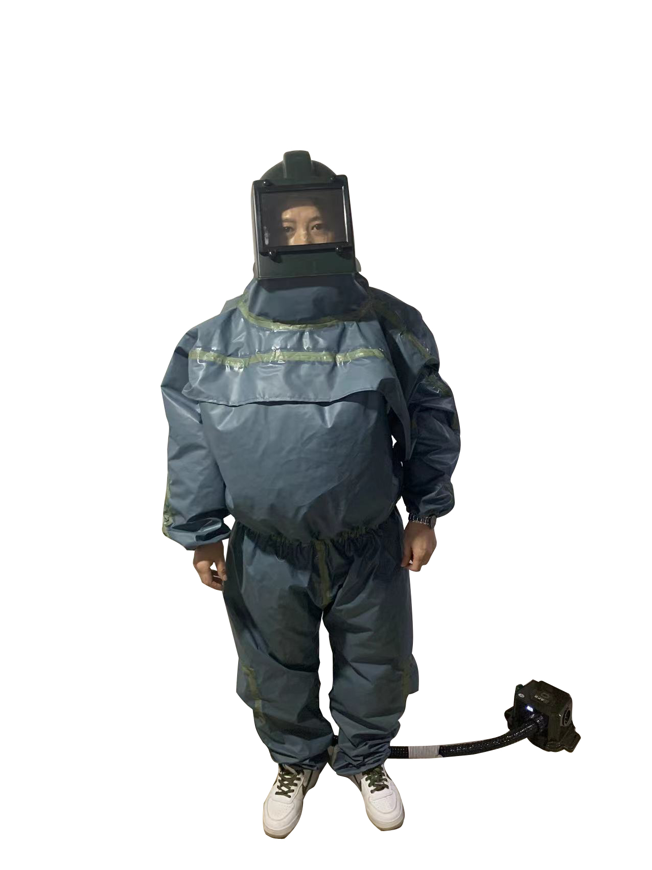 喷砂防护服 保尔夫 电动送风款喷砂防护专用