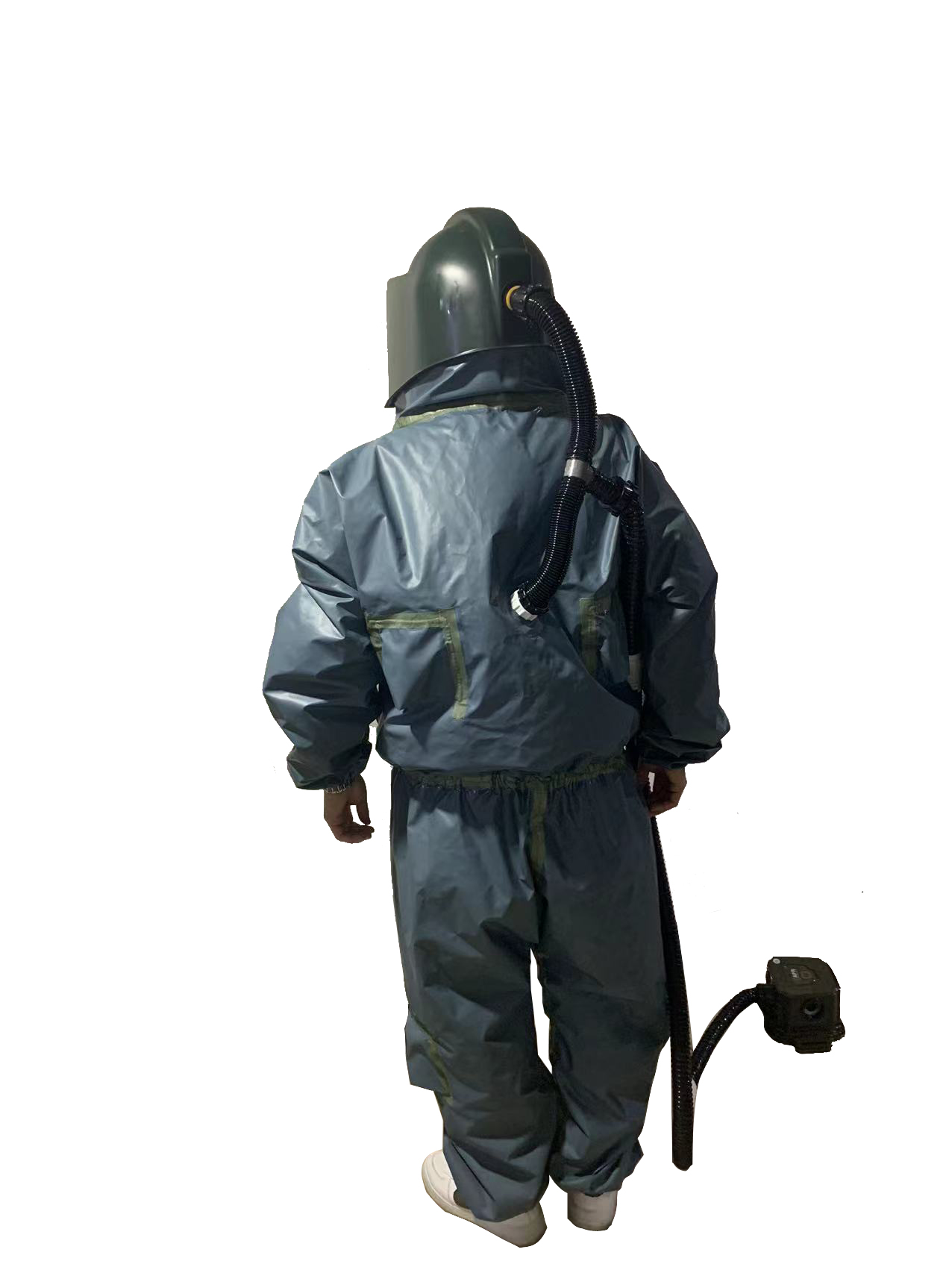 喷砂防护服 保尔夫 电动送风款连体喷砂防护服