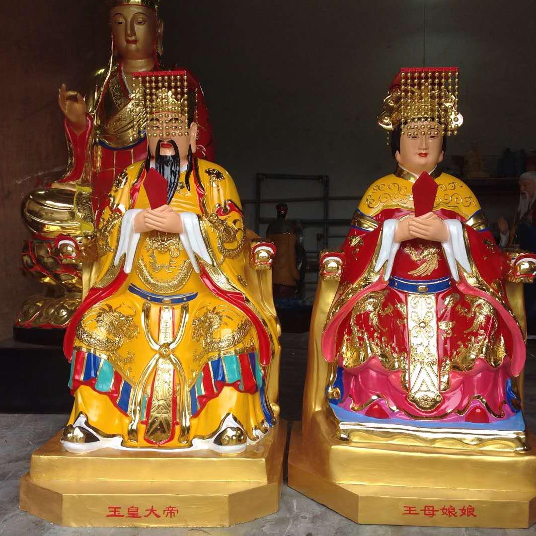 三官大帝神像三界公神像三元大帝13米三官爷佛像