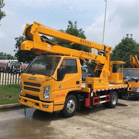 國六藍(lán)牌江鈴16米高空作業(yè)車 載人登高車高空救援車