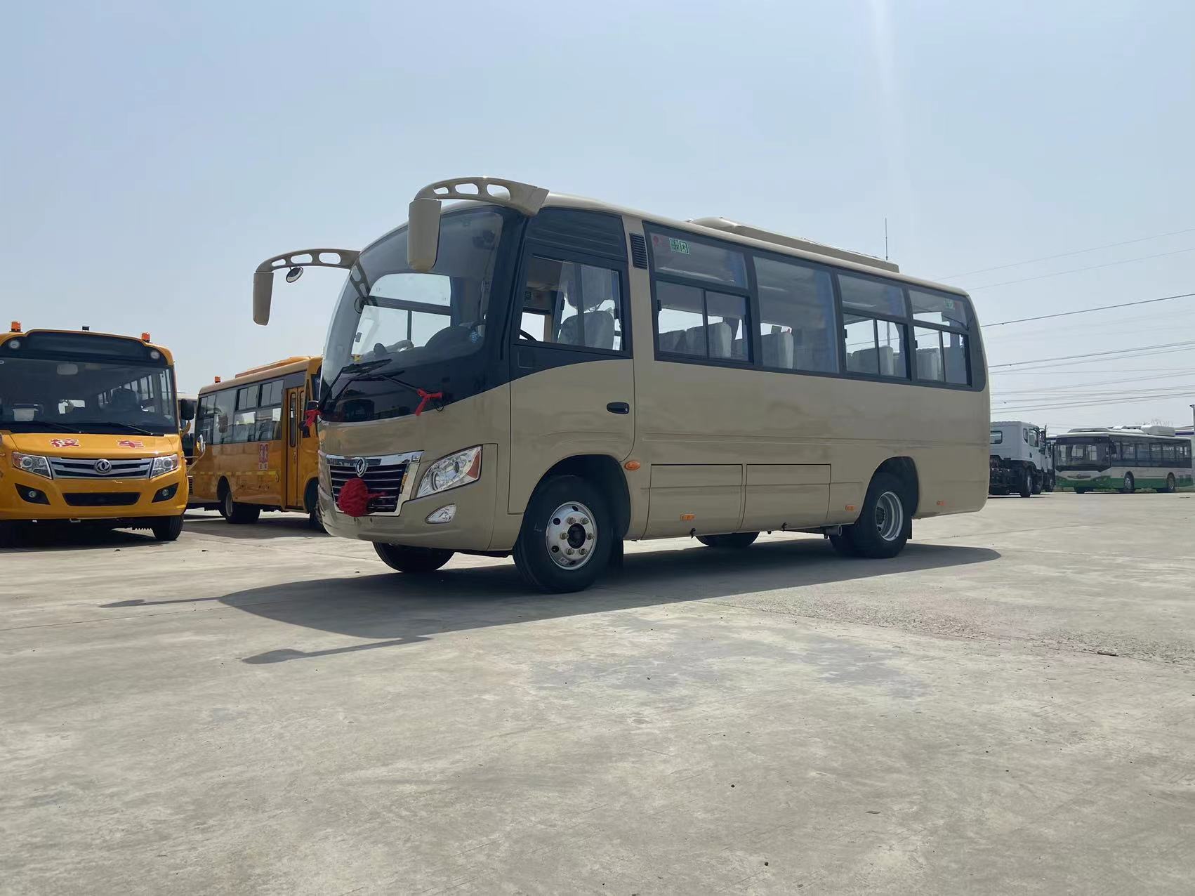 新款25座通勤车国六东风25座客车配置东风客车员工上下班通勤车