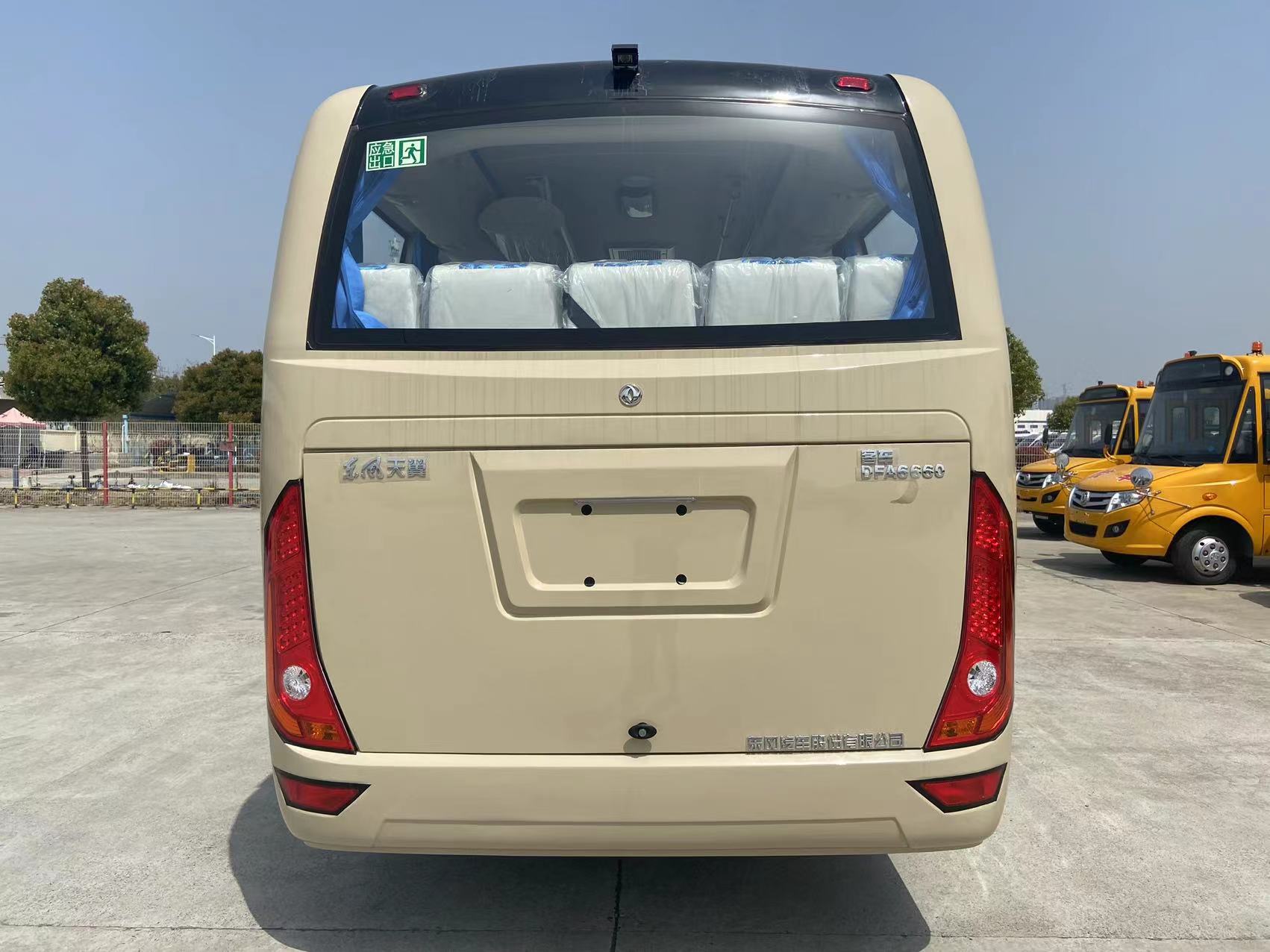 新款25座通勤车国六东风25座客车配置东风客车员工上下班通勤车