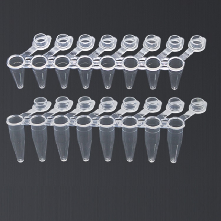 labselect0.2ml 八联排鼓盖pcr离心管