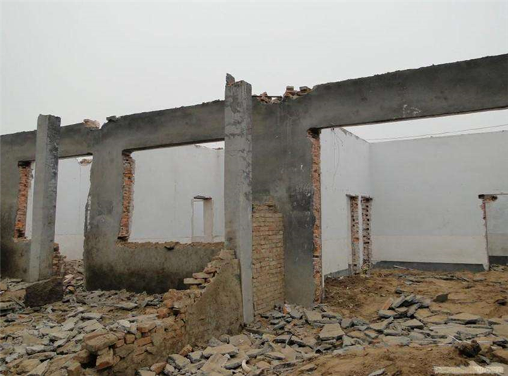 郑州南月堤别墅拆除图片