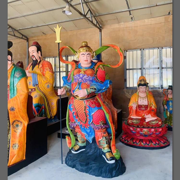 二郎神是谁二郎神杨戬神像二郎神佛像图片太白金星佛像塑像